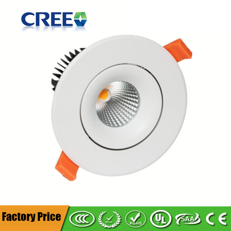3.54in 20W, 4.33in 30W LED COB Ceiling Light - Flush Mount LED Downlight-1600LM-24/60°Light speed angle